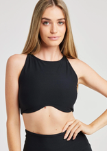 Load image into Gallery viewer, Year of Ours Stretch Halter Tank - Black