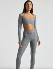 Load image into Gallery viewer, Year of Ours Stretch Shrug - Heather Grey
