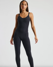 Load image into Gallery viewer, Year of Ours Jen Onesie - Heather Black