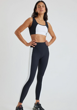 Load image into Gallery viewer, YOS Thermal Lily Bra - Black/ White