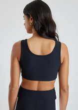 Load image into Gallery viewer, YOS Thermal Lily Bra - Black/ White