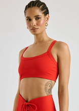 Load image into Gallery viewer, Ribbed Bralette 2.0 - Red