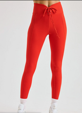 Load image into Gallery viewer, Year of Ours Ribbed Football Legging - Red