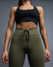 Load image into Gallery viewer, Year Of Ours Ribbed Football Legging - Olive
