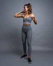 Load image into Gallery viewer, Year Of Ours Stretch Track Leggings - Heather Grey