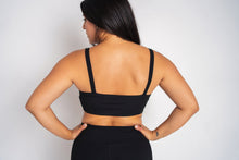 Load image into Gallery viewer, Year Of Ours Ribbed Bralette 2.0 - Black