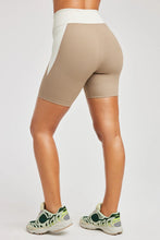 Load image into Gallery viewer, Year of Ours Ribbed Studio Biker Short - Caribou/ Bone