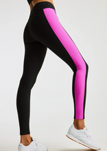 Load image into Gallery viewer, Year of Ours Thermal Tahoe Legging - Black/ Rose Violet