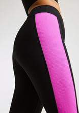 Load image into Gallery viewer, Year of Ours Thermal Tahoe Legging - Black/ Rose Violet