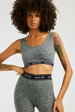 Load image into Gallery viewer, Year of Ours Stretch Logo Bralette - Heather Grey