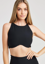 Load image into Gallery viewer, Year of Ours Stretch Halter Tank - Black
