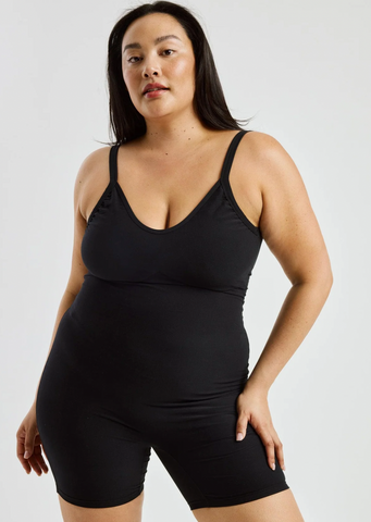 Year of Ours Stretch Play Onesie - Black