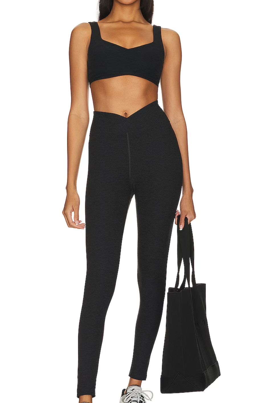 Year of Ours Stretch Veronica Legging - Heather Black
