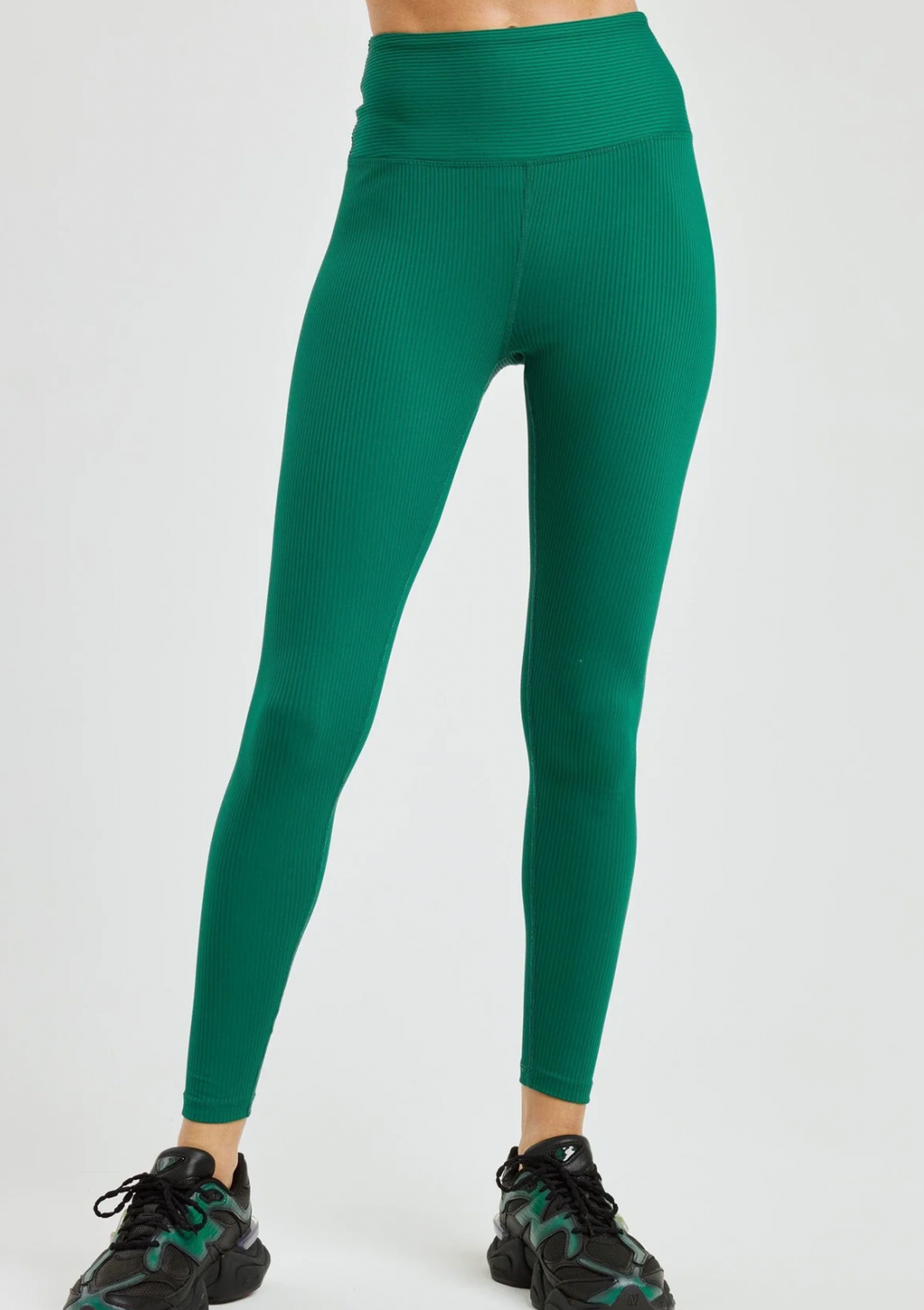 Year of Ours Ribbed High High Legging - Malachite