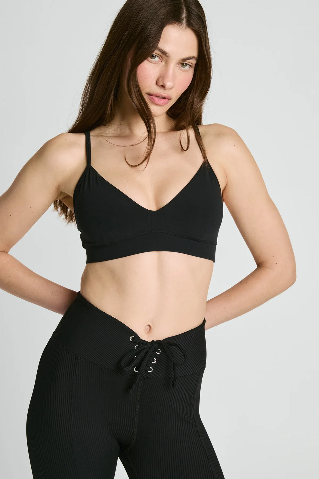 YOS Studio V Bralette (Navy)