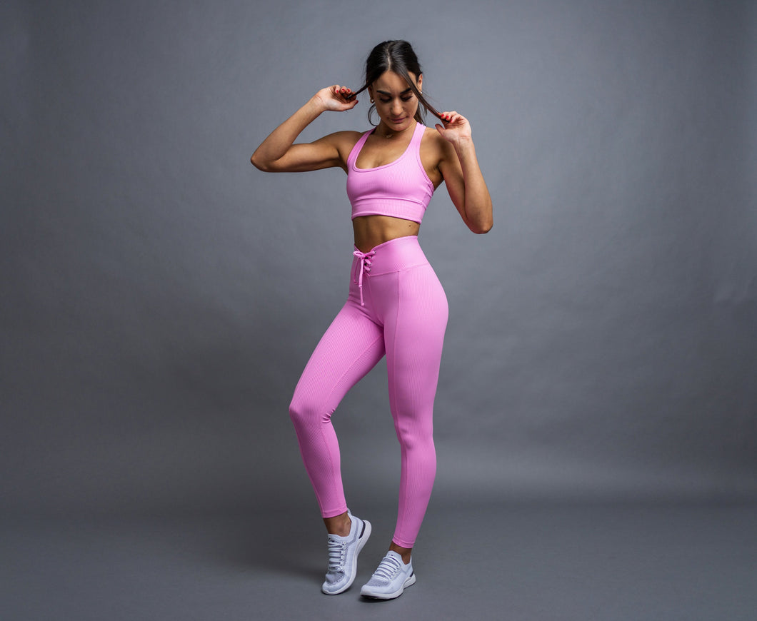 Year Of Ours Ribbed Football Legging - Anniversary Pink