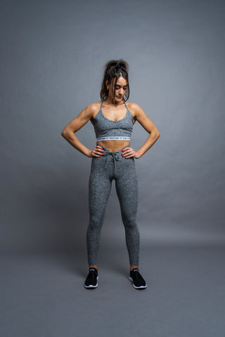 Year Of Ours Stretch Football Legging - Heather Grey