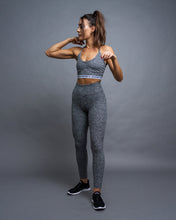 Load image into Gallery viewer, Year Of Ours Stretch Track Leggings - Heather Grey
