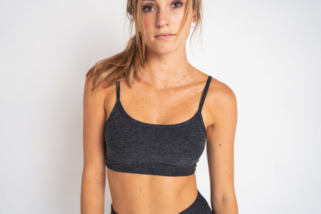 Year Of Ours Everyday Bralette - Charcoal