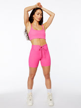 Load image into Gallery viewer, Year of Ours Ribbed Football Biker Short - Hot Pink
