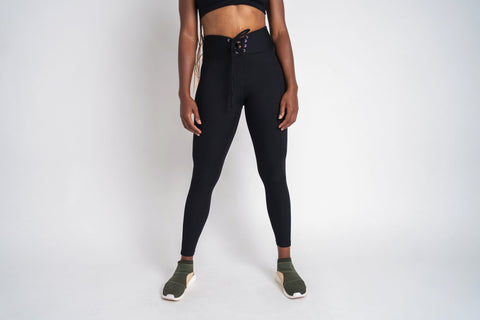 Year Of Ours Ribbed Football Legging - Black