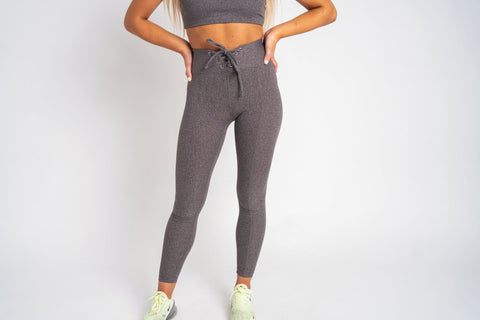 Year Of Ours Ribbed Football Legging - Grey