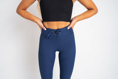 Year Of Ours Ribbed Hockey Legging - Navy