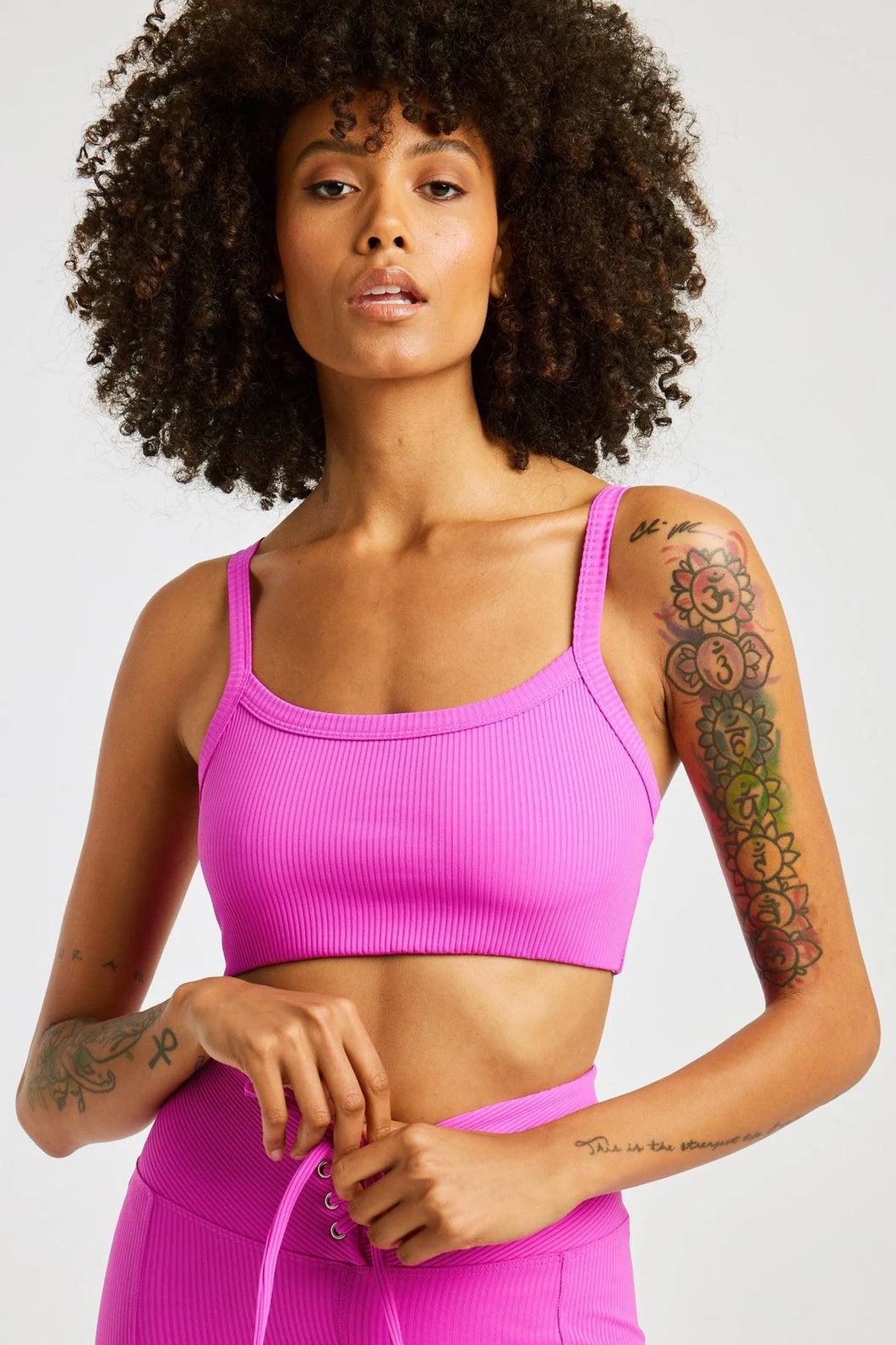 Year of Ours Ribbed Bralette 2.0 - Rose Violet