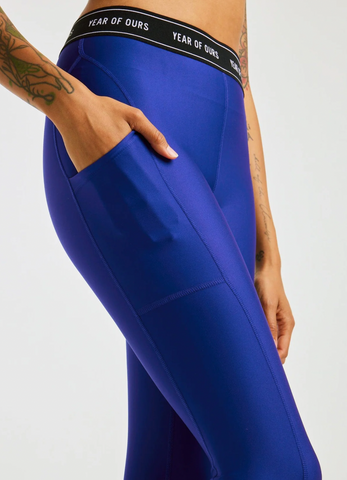 Year of Ours Recycled Hike Legging NEW - Sapphire