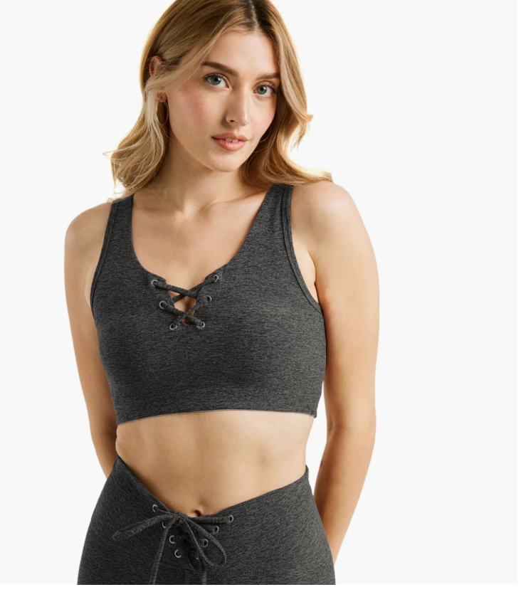 Year Of Ours Stretch Football Bra - Charcoal