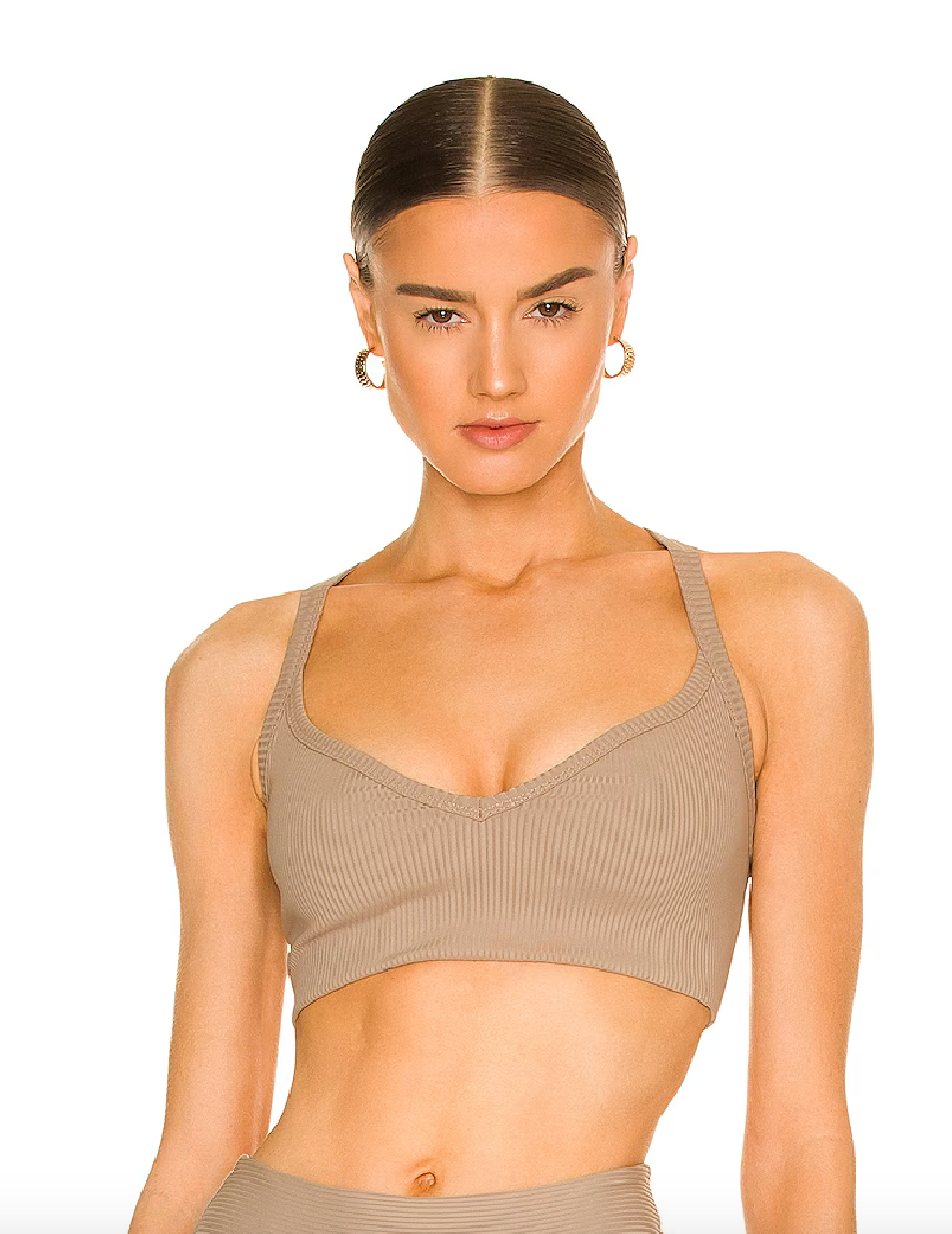 Year of Ours Ribbed Curve Bralette - Caribou