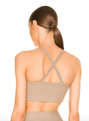 Year of Ours Ribbed Curve Bralette - Caribou