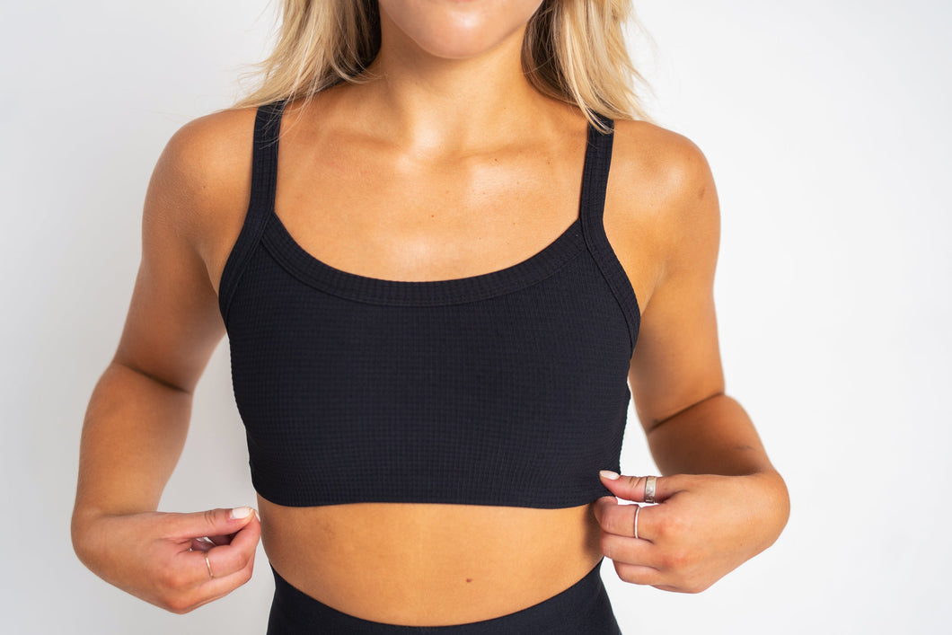 Year Of Ours Thermal Bralette - Black